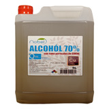 Alcohol 70% / Con Nano Partículas De Cobre / 5 Litros