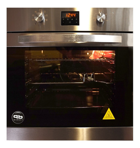 Horno Electrico Empotrable Acero 60cm Con Spiedo