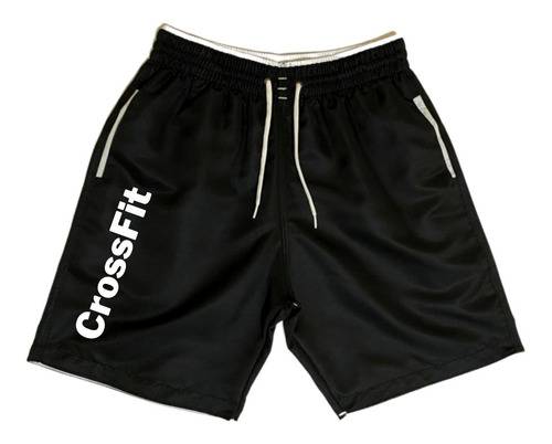 Short Microfibra Crossfit Tactel Grosso Academia Corrida Etc