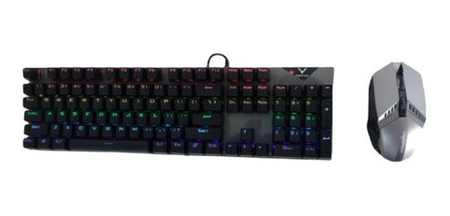 Kit Combo Teclado Mecanico Mouse Gamer Retroiluminado Rgb