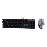 Kit Combo Teclado Mecanico Mouse Gamer Retroiluminado Rgb