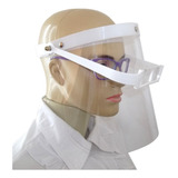 Protetor Facial Odontológico + Lupa C/ 4 Lentes De Resolução