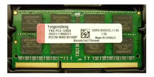 Memoria Ram Ddr3 4gb 1066 Mhz 1.5v Sodimm