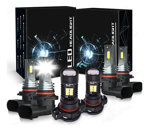 Kit De Faros Led 9005 9006 2504 Luz Alta Y Baja Canbus Csp