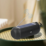 Som Solar Bluetooth Recarregável Intelligent Eq Sound Anti