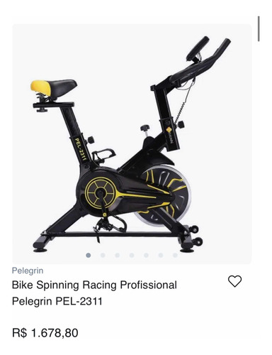 Bike Spinning Racing Profissional Pelegrin Pel-2311