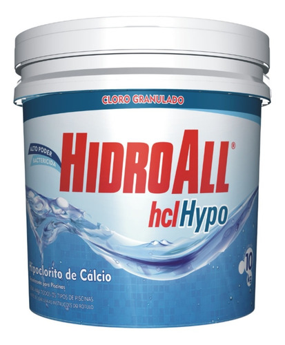 Cloro Granulado Hipoclorito Calcio 65% 10kg - Hidroall