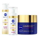 Kit Antimanchas Con Serum, Crema Fluida Día Y Crema Noche