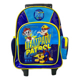 Mochila Con Ruedas Paw Patrol Marca Ruz Para Kinder Original