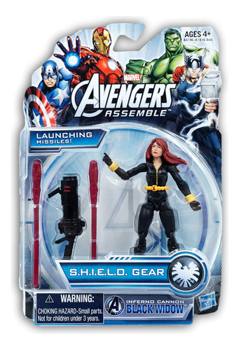 Marvel Avengers Assemble Shield Gear Black Widow 2013