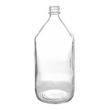 Botella Vidrio Jarabe Farma 1000 Cc Transparente 28/410 X4