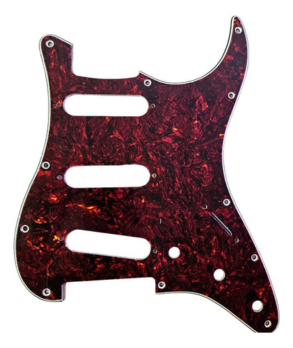 Pickguard Cool Parts Pst06sss Fender Strato 3 Simples 3 Capa