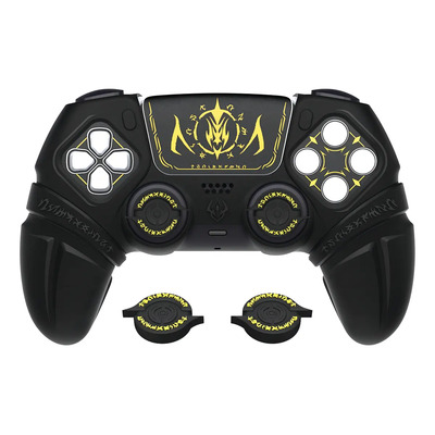 Playvital Funda De Silicona Para Ps5 Mando - Edición Runes Color Negro