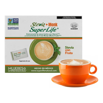 Stevia Monk Fruit Natural Superlife Caja 500 Sobres De 1g | MercadoLibre
