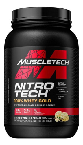 Nitrotech 100% Whey Gold 2 Lb - Unidad a $189900