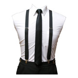 Promo Conjunto Tiradores Y Corbata Slim / Corbatin - Unisex