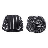 2x Gorra De Cocinero Unisexo Ropa Chef Utensilios Compacto