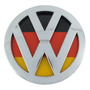 Emblema Volkswagen Gol Fondo Negro Mediano 9cm Bajo Pedido