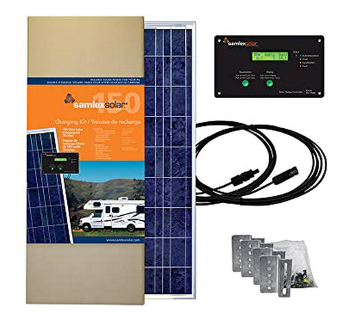 Samlex America Srv-150-30a Kit De Carga Solar Todo En Uno Co