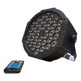 Foco Fiesta 36 Led Reflector Cañon Negro Rgb Dmx Luces 