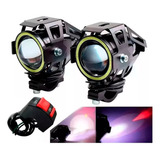 Par Faros Auxiliares U7 Cree Led Ojo De Angel Cta