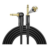 Lekato Cable De Guitarra De 10 Pies Con Boton De Silencio, C