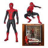 Spiderman Lejos De Casa Mafex 113 Acción Figura Modelo 18 Cm