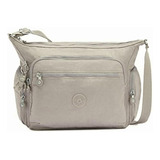 Kipling Gabbie Crossbody Para Mujer, Gris Gris, Talla M De