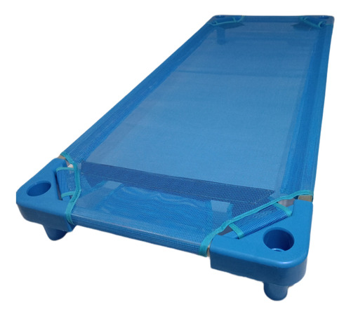 Caminha Portátil Infantil Para Criança 136x54 Cor Azul