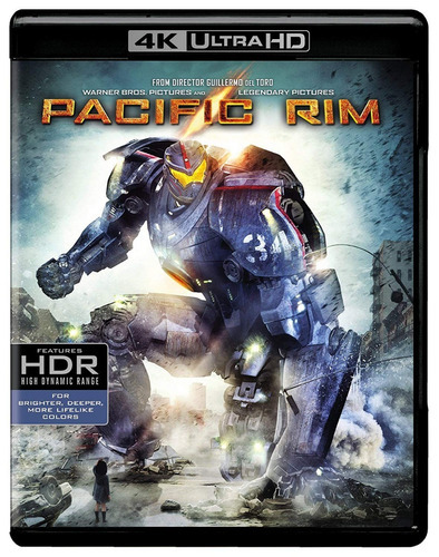 4k Ultra Hd + Blu-ray Pacific Rim / Titanes Del Pacifico