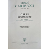 Obras Escogidas Giosué Carducci