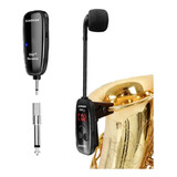 Microfone Sem Fio P/ Instrumento Musical Sax Sopro Pro