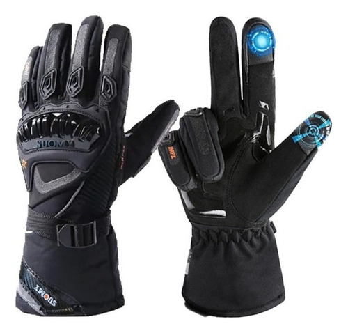 Guantes Motociclista Para Invierno Frio Impermeables