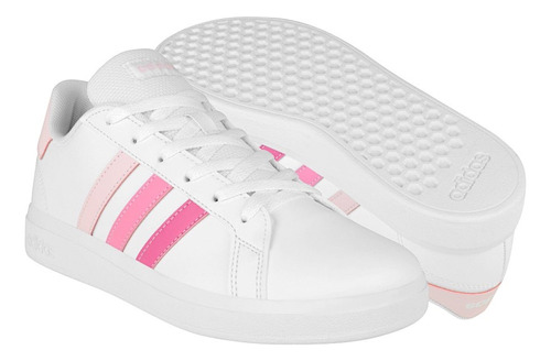 Tenis Dama adidas Grand Court Ig0440 Simipiel Blanco 