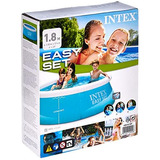 Piscina Easy Set 28101eh, 6 Pies X 20 Pulgadas, Azul