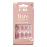 Uñas Glue-on Kiss - Bare But Better Rose