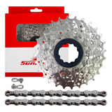 Pacha Cassette 8 Vel. Sunrace 11-28 Ruta + Cadena Kmc Z8