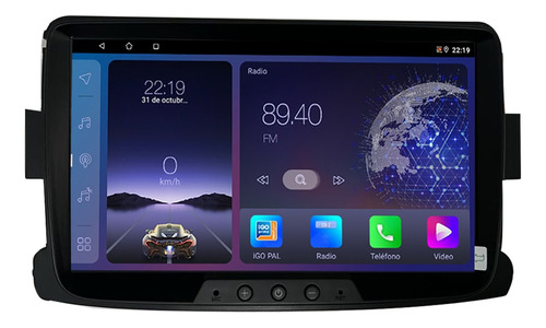 Stereo Android Pantalla 8 Renault Kwid Quadcore Carplay 4+64