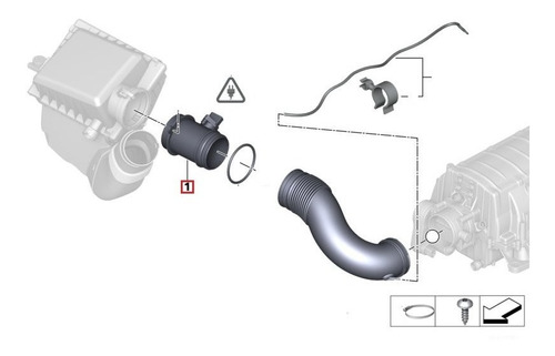 Caudalmetro - Sensor Maf Bmw E63 E65 645i 735i X5 Motor N62 Foto 4