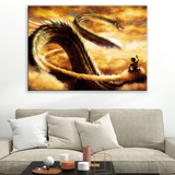 Cuadro Goku Shenlong Dragon Ball Anime - 70x50cm