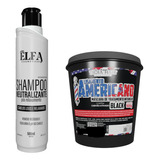 Alisamento Americano Black 500g+ Shampoo Neutralizante 500ml