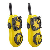 Walkietalkies De Pokemon Pikachu Frs Para Niños Estereo De