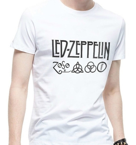 Playera Camiseta Led Zepellin Rock Roll Moda Unisex + Regalo