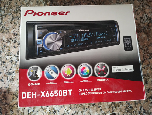 Stereo Pioneer Deh X6550bt