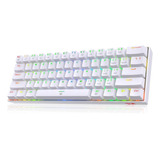 Teclado Gamer Redragon K630 Qwerty Red Inglés Con Luz Rgb