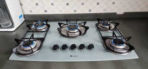 Cooktop 5 Bocas Vidro Venax Lindo