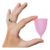 Copa Copita Menstrual Silicona Reutilizable Ecológica Rosa