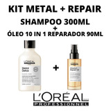 Kit Loreal Sh Metal Detox 300ml + Óleo Absolut 10 In 1 90ml