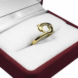 Anillo Mujer Oro 18 Kts Delfin Doble Oferta