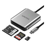 Unitek Cfast Card Reader, 3 In 1 Usb C To Micro Sd/sd 4.0 Ca